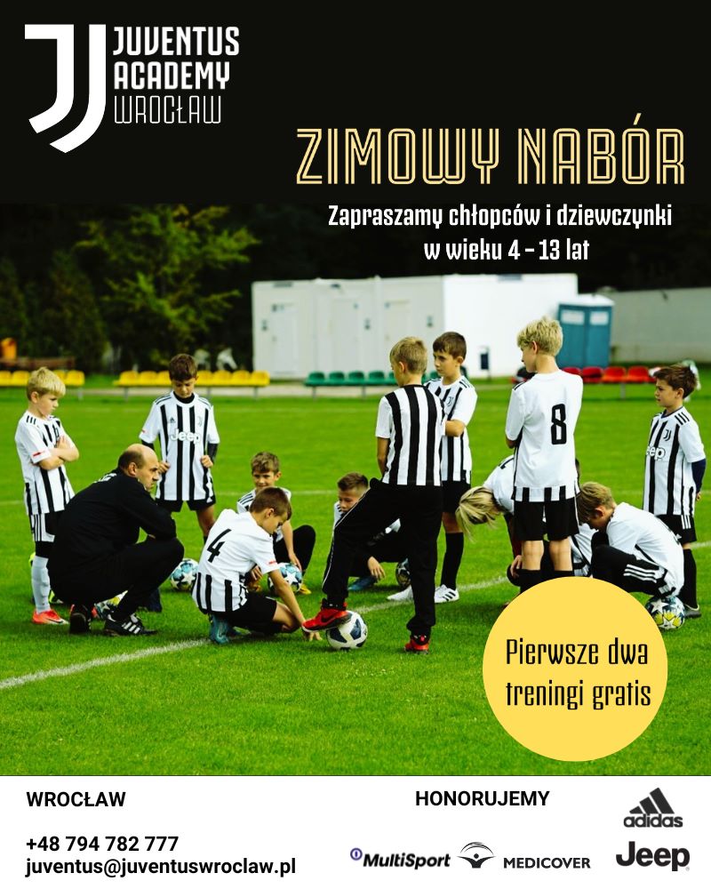 Read more about the article Zimowy nabór do Juventus Legnica i Wrocław